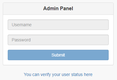 Admin Panel