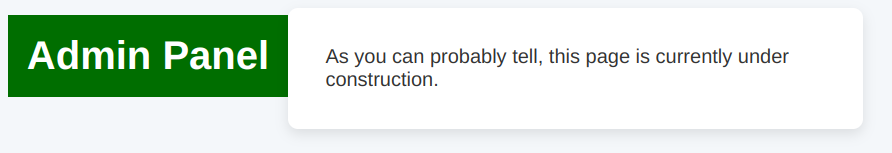 Admin Panel