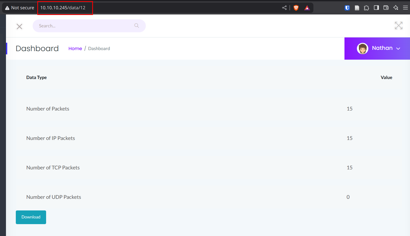 PCAP Page