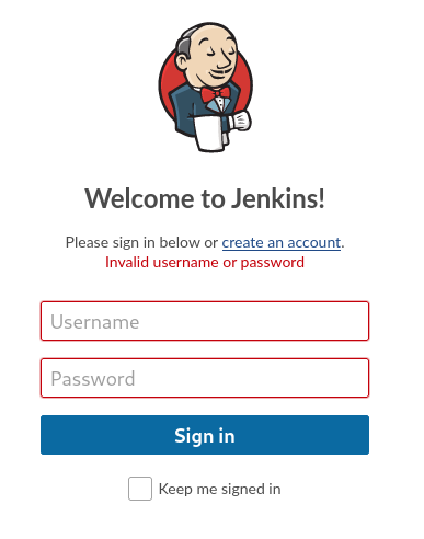 Jenkins Login