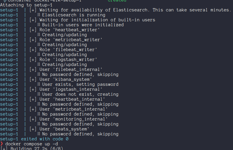 Docker Elk Setup