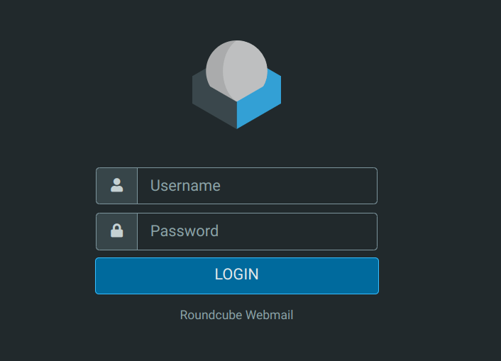 Roundcube Login Page