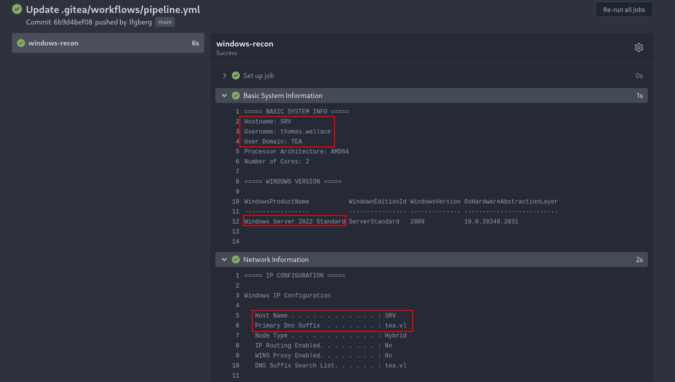Initial recon pipeline