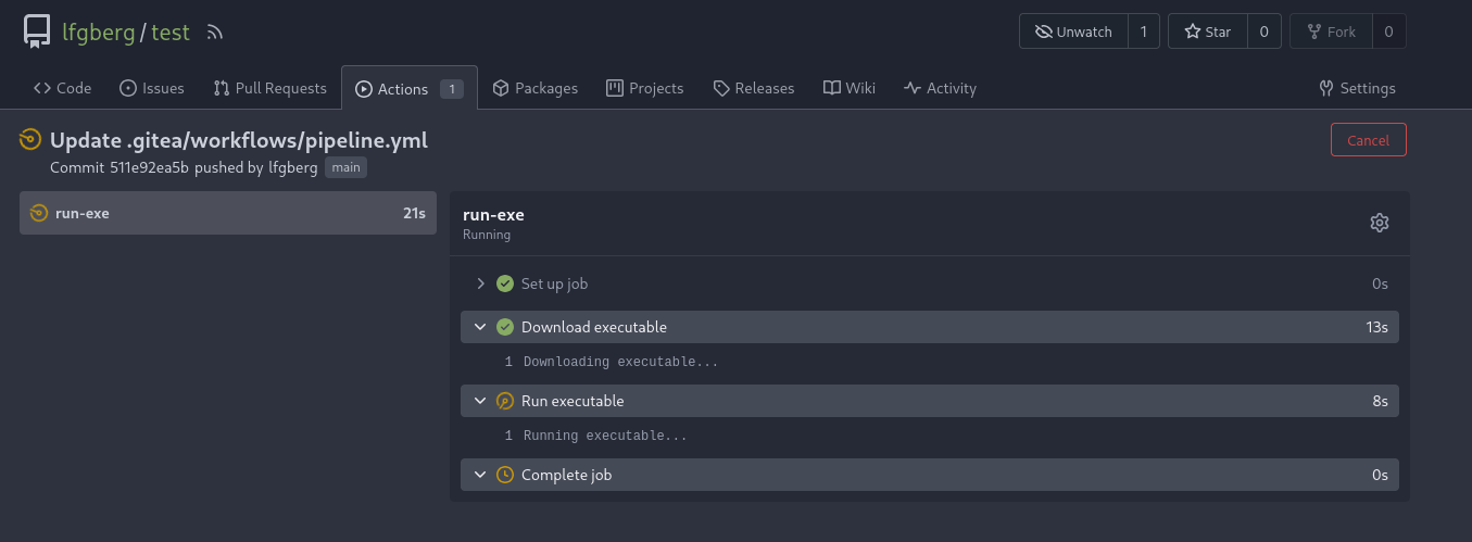 Beacon pipeline running